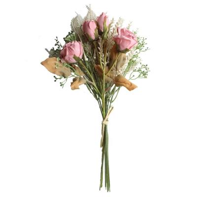 China Natural Touch Ins Style Hot Selling Artificial Rose Flowers For Home Decor for sale