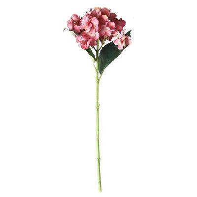 China High quality artificial flower arrangement in natural touch hydrangea wedding decoration for sale