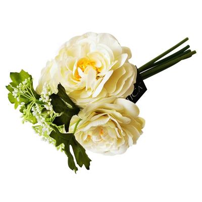 China Natural Touch Artificial Dewdrops Rose Flowers For Wedding for sale