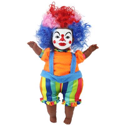 China New Changeable Dressing Children Gift Toys Funny Clown Doll African Black Body Cotton Baby - Doll For Children for sale