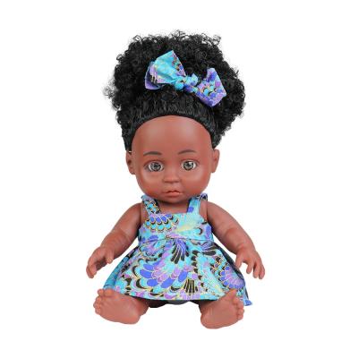 China 2021 Changeable Clothing Popular Black Fashion Doll 10 Inch Baby Doll Vinyl Reborn Baby - Doll Girl for sale