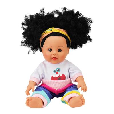 China Changeable Dressing 12 Inch Cute Dolls For Sale New Baby - Doll Kids Toys Children Gift Black Baby Dolls For Girls for sale