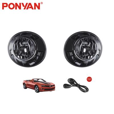 China Custom Universal Metal Car Fog Light Black Round Car Led Auto Fog Lights For Chevrolet Camaro 2010-2012 for sale