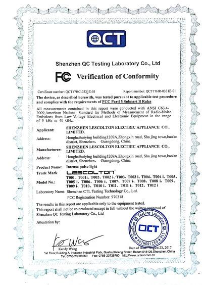 FCC - Shenzhen Dimeisi Electric Appliance Co., Ltd.