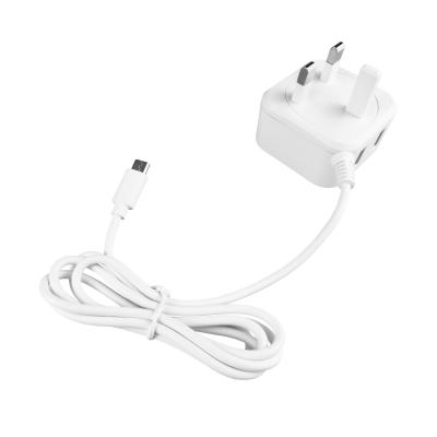 China Mobile Phone White Universal Micro USB Charger For Mobile Phone Travel Wall Plug Charger for sale