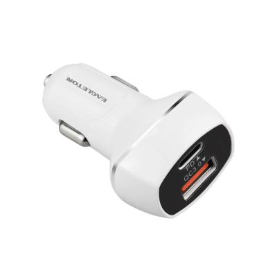 China Quick Charge For Mobile Phone 36W TYPE-C Quick Smart Mount PD Car Charger QC3.0 USB Wireless Mobile Charger for sale