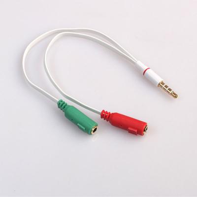 China 3.5mm stereo video game player 1 male to aux cable. 2 Female Audio Cable Splitter for sale