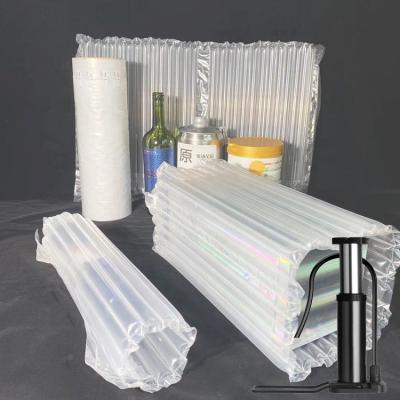 China Waterproof And Shockproof Air Column Rolls Film Bubble Air Bag Cushion Wrap Inflatable Film Roll for sale