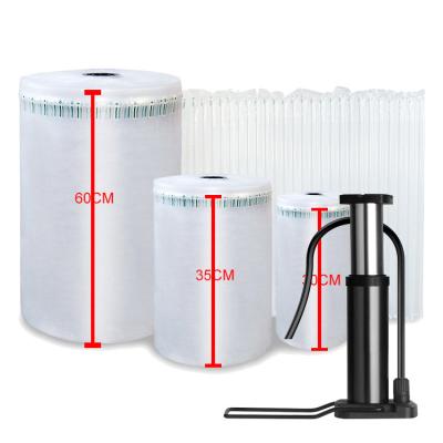 China Free Samples Durable Waterproof And Shockproof Using Low Price Inflatable Wrap Package Protective Air Column Film Air Bubble Rolls for sale