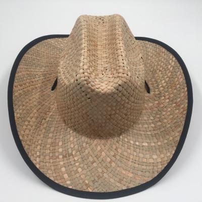 China Custom Designer Character Summer Palm Leaf Straw Hat for sale