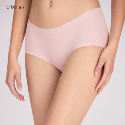 China New Traceless Antibacterial Design Ubras UA233389 Seamless Soft Smooth Mid Waist Women's Underwear Panties for sale