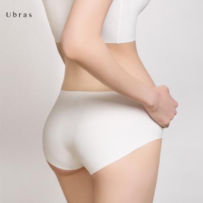 China Ubras CRPZ Dropshipping Antibacterial Comfortable Seamless Sleep Waisted Panties and Medium Bra Set for sale