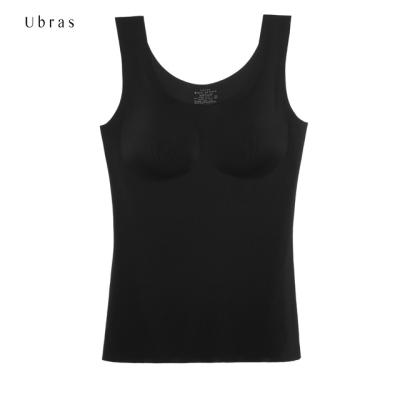 China New Design A-C Cups One Piece Women's QUICK DRY Brain Solid Color Ubras CRVC Vest Breathable Bras for sale