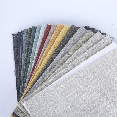 China Shrink-Resistant Linen Denim Hemp Designer Bamboo Fiber Sofa Linen Fabric For Furniture Textile for sale