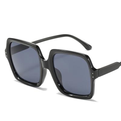 China Fashion sunglasses 2021 popular brand sunglasses luxury oversized frame big fashion for sale