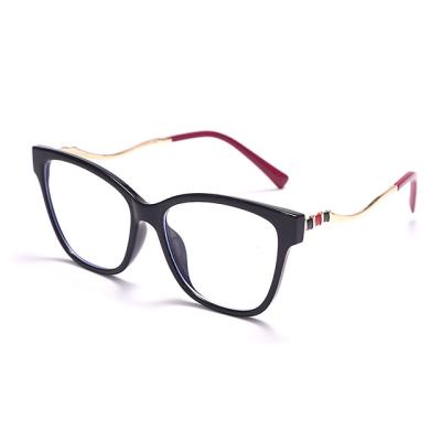 China New Cat Eye Mingkang tr2106 myopia prescription glasses sight Bloking blue light computer optical sights for sale