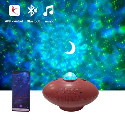 China Modern Star Projector Light Projector with Surf Projector Music Speaker Voice Control Timer Nebula Cloud Ceiling Lamp for sale