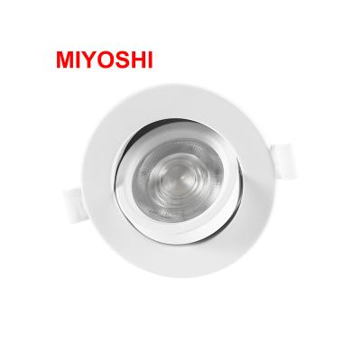 China Modern Dimmable Downlight 3W 5000K Daylight Recessed Lighting White, CRI80, LED Ceiling Light With LED Driver for sale