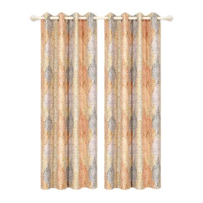 China Home Decor Polyester Blackout Supplier Blackout Good Drapes And Printed Curtain For Living Room for sale