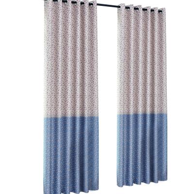 China 2019 American Modern Pastoral Flower Fireproof Luxury Cheap Printed Curtains for sale