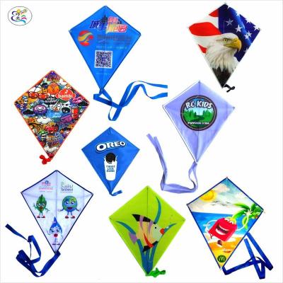 China Custom Polyester Advertising Diamond Shaped Kite Kite for sale