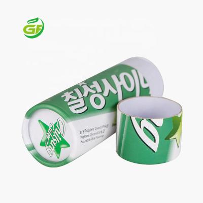 China Recycled Packaging Materials 30ml Kraft Paper Cylinder Poster Mailing Tube Cardboard Tube With Logo Printing For Glass Dropper Bottles for sale