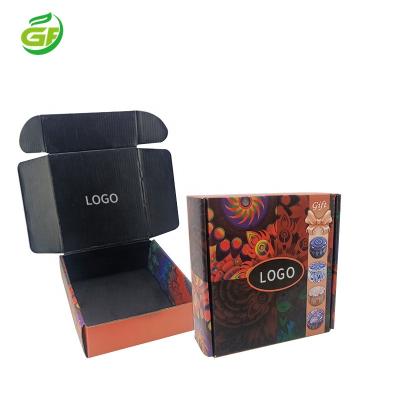 China Recyclable Custom Packaging Box Recycled Folding Mailing Mailer Box Colorful Printed Corrugated Cardboard Macaron Packaging Gift Box for sale