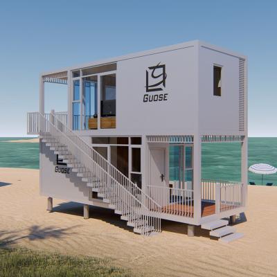 China Modern Vacation Mobile Container Homes 20FT Prefab Portable Container House Villa for sale