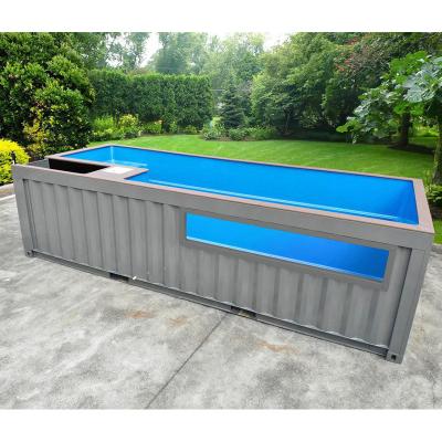 China Waterproof / Fireproof / Anticorrosive 20/40ft Swimming Pool Shipping Container Manufacturer for sale