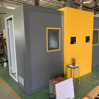 China Outdoor Waterproof Storage House Container House Prefab Steel Structure Mini Warehouse for sale