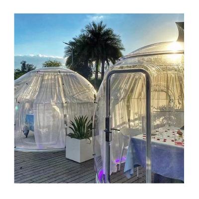 China Modern Hotel Resort Bubble Tent Transparent Prefab Waterproof Star View Dome House for sale