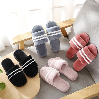 China Indoor Fur Home Slipper Anti-odor Women Slippers Rabbit Fur Sandal For Women for sale