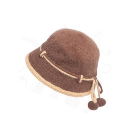 China 2021 COMMON New Fashion Wholesale Winter Imitate Rabbit Hair Bucket Hats Stylish High Quality Custom Made Fisherman Hat For Women and Men for sale