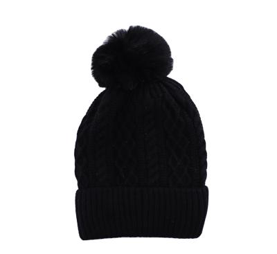 China 100% Wool Acrylic Knitted Hat Winter Folk Men Knitted Women Beanie Skullies Hat Thick Warm Beanie Hats for sale