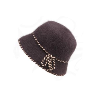 China JOINT Autumn Plush Fisherman Hat Warm Rabbit Hair Rabbit Hat Women High Quality Bucket Hats for sale