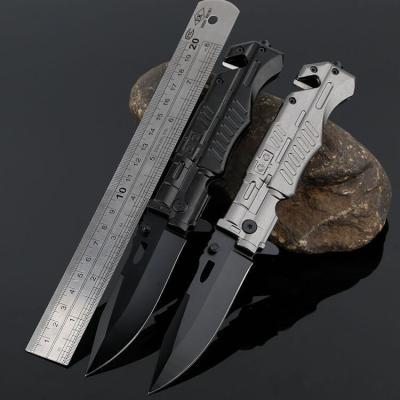 China Sharp Surface Assisted Screw Release Stainless Steel Rescue Folding Knife for sale