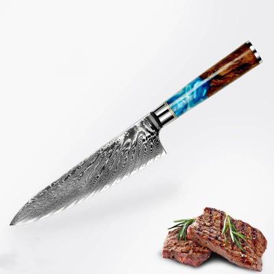 China High Quality Viable 8 Inch Kitchen Knives Made Of Damascus Steel Kitchen Tools Chef Knife for sale