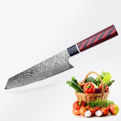 China King Non-variable Kitchen Knife With 67layers 8 Inch Japanese Damascus Steel Chef's Kitchen Knives For Cooking for sale