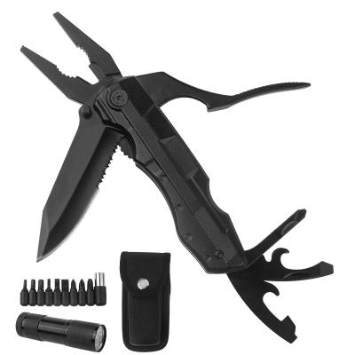 China Screw Release Pocket Folding Multitool Knife For Camping Fishing Hiking Outdoor Multi Tool With Pliers Screwdrivers Bottle Open for sale