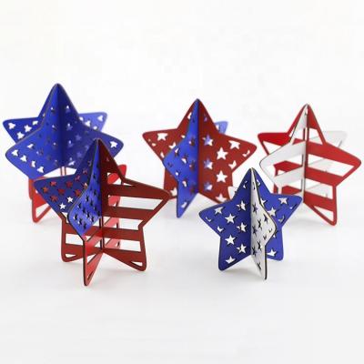 China New Europe Festival Home Decor Wholesale American Wooden National Day Decoration for sale