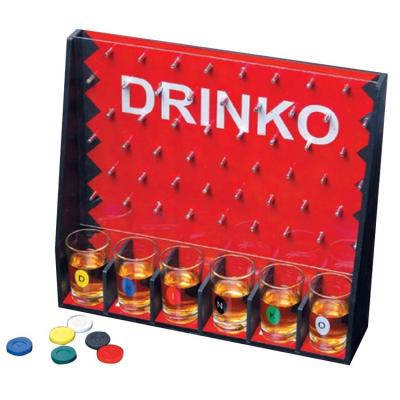 China Hot Selling Mini Beer Bar Shot Bottle Plastic Classic Drinking Game Adult Fun Kids Gift Set for sale