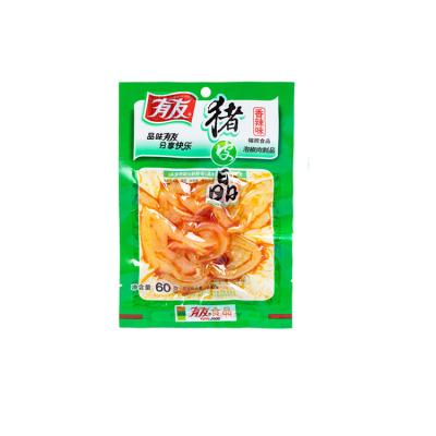 China Natural Premium Meat Grade Snacks Spicy Flavor Marinated Pork Back Rinds for sale