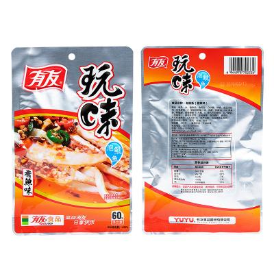 China Natural Popular Hot Sale Chinese Snacks Spicy Flavor Pickled Squid for sale