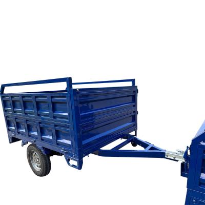 China Hot Selling Car Trailer Agriculture Farm Dump Tilting Trailer for sale