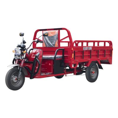 China High Quality Cargo Motorcycle 3 Wheeler Motor Trike Cart Freight Tricycle With Driving Roof for sale