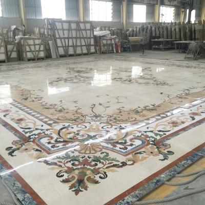 China China Supplier Hotel Decoration Water Jet Medallion Waterjet Ground Flooring for sale