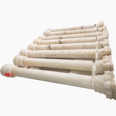 China Hollow stone pillars with strong jade to make people feel relaxed and comfortable for sale