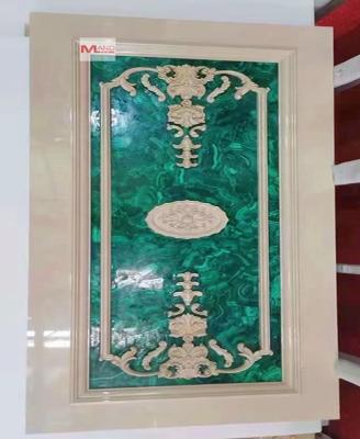 China Modern Stone Marble Carving Relief Marble Onyx Floral Design for sale