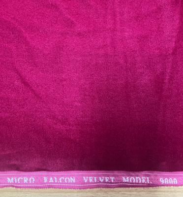 China Anti Pill Micro Weight 120gsm Velvet 9000 Palladium Woven Fabric New Arrival Attractive Color For Middle East Markets for sale