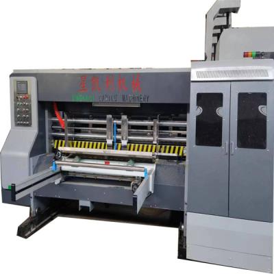 China machinery & Hardware printing slotting sticky folder and tying machine/carton printer gluer linkage die-cuter line for sale